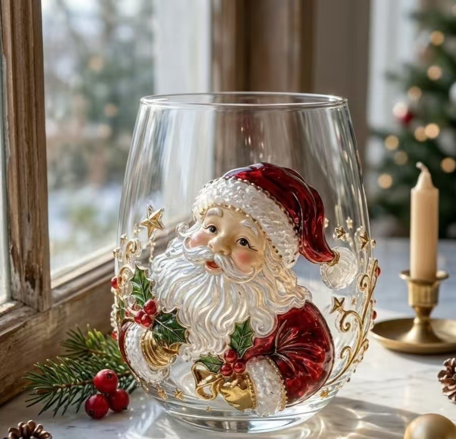 Babbo Natale trasparente 3D