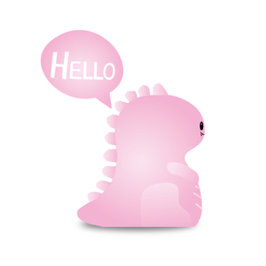 Ricaricabile LED dinosauro lampada telecomando da comodino per dormire divertente giocattolo luce notturna per la camera dei bambini arredamento - Product Image 5