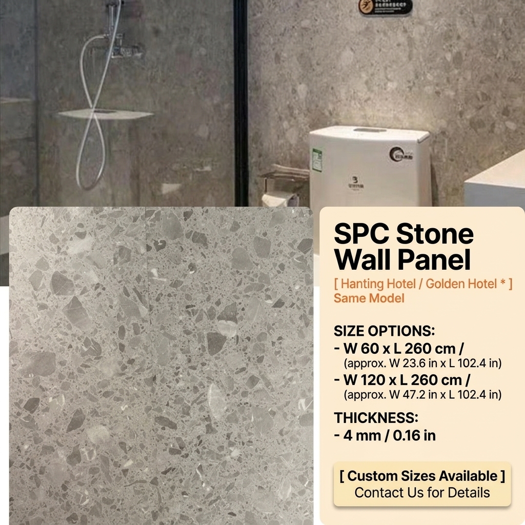 Spc stone-crystal wall panels-same model as at the gordon hotel