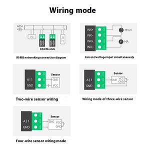 8-Way Analog Acquisition <strong>Module</strong> with 4-20mA RS485 <strong>Input</strong> <strong>Output</strong> Voltage Current Conversion Modbus Telecommunications Product - Product Image 2