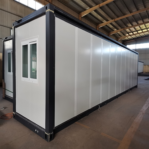 2025新设计20 40英尺集装箱房屋移动预制房屋移动鸟巢迷你办公室扁平包装房屋