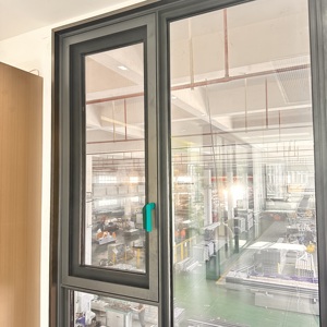 High-Performance Modern Exterior <strong>Window</strong> System Hotels Quiet Open Style Horizontal Opening Pattern European <strong>Window</strong> Design