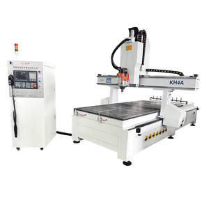KH4A, nuevo husillo, enrutador CNC, máquina de grabado para carpintería, uso doméstico, empresa de publicidad, Motor central, bomba, motor de engranaje, PLC - Product Image 1