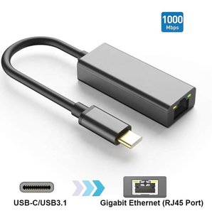 USB-C อะแดปเตอร์อีเธอร์เน็ต USB 3ถึงเครือข่ายกิกะบิต RJ45 1000 Mbps การ์ดเครือข่ายแบบมีสาย LAN ผลิตภัณฑ์ภายนอกมีในสต็อก - Product Image 2