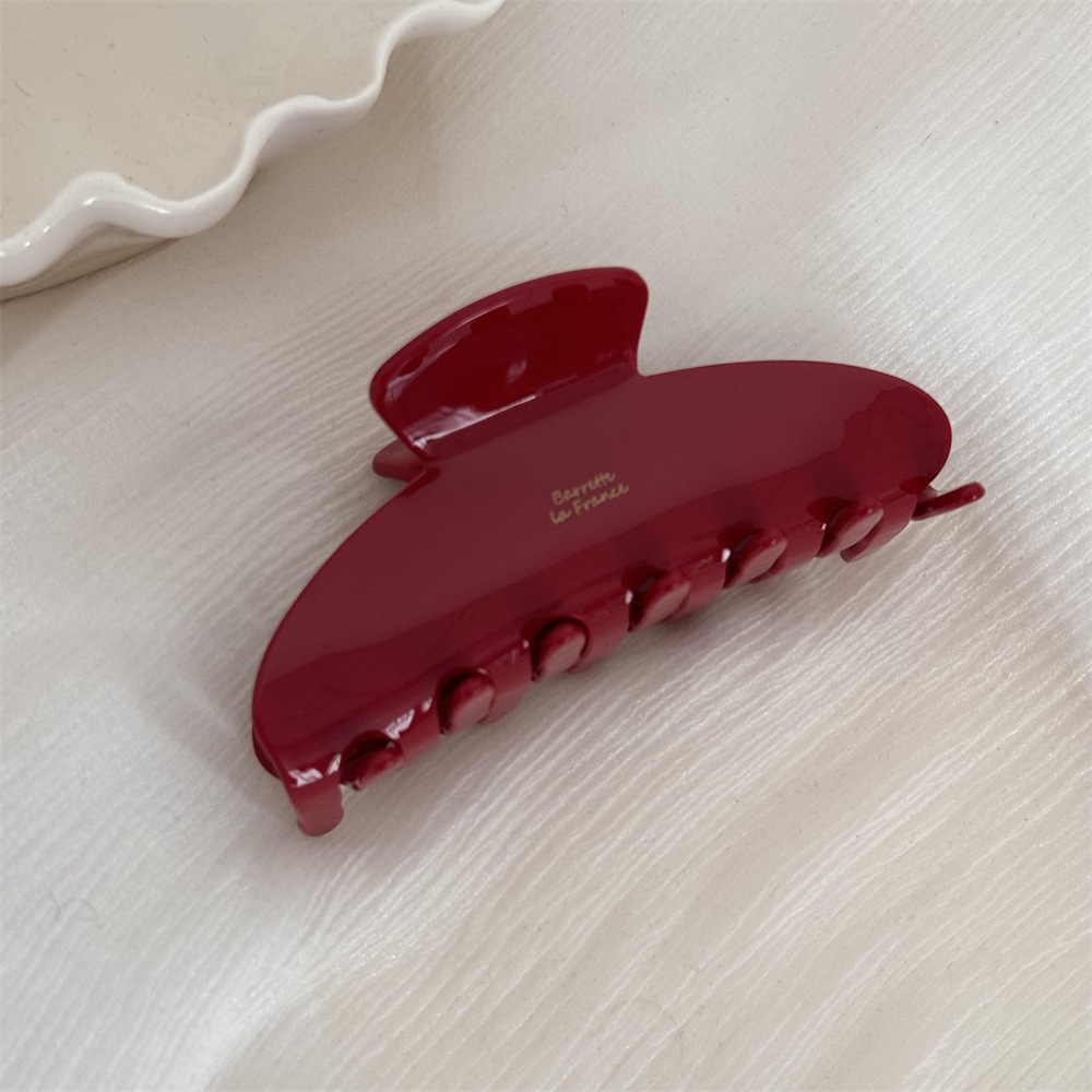 Acétate en forme d'éventail-rouge