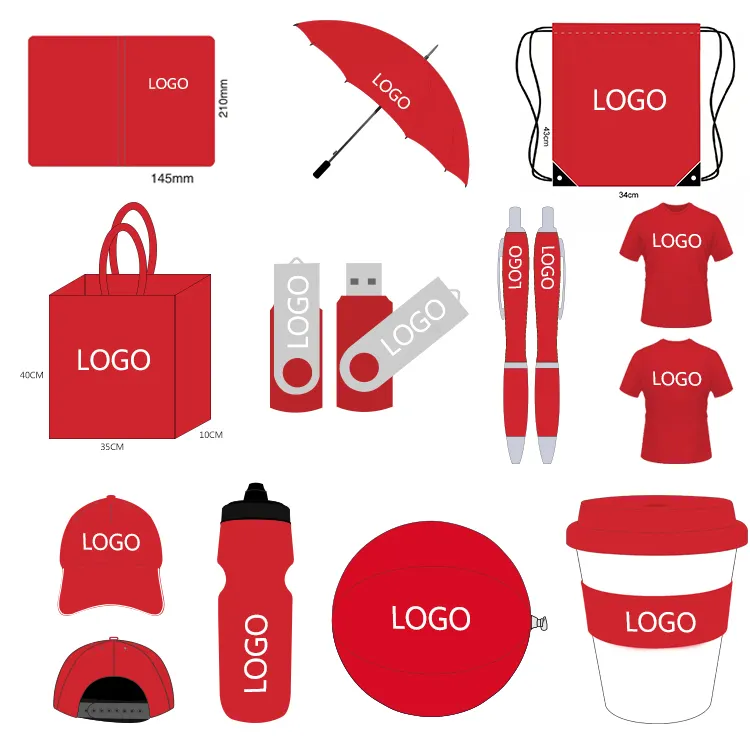 A buon mercato vip corporate shop custom marketing promozionale business office set prodotti regali articoli con logo