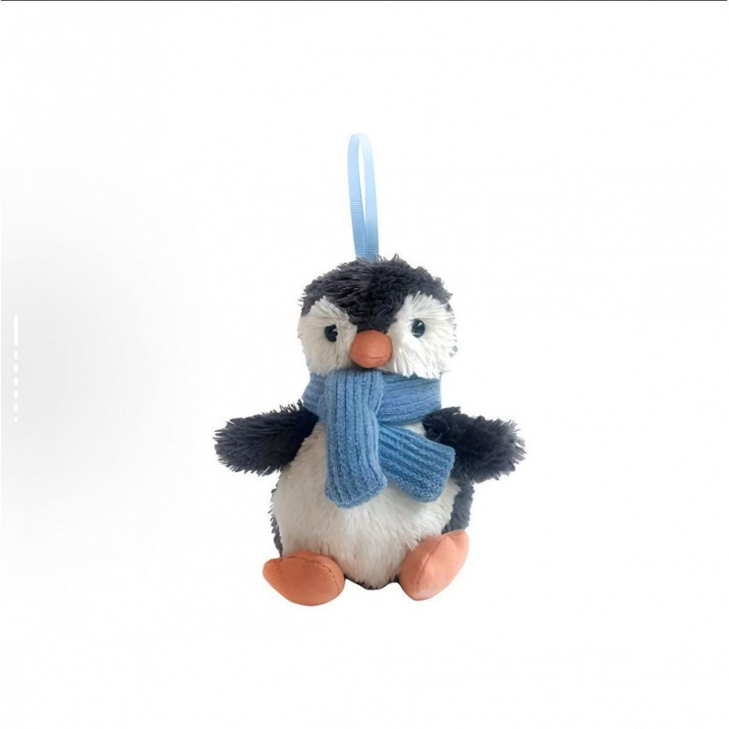 Bufanda pingüino colgante-sello de acero bolsa de polvo limpia
