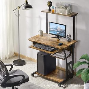 Wooden <strong>Computer</strong> Study <strong>Table</strong> PC Laptop Desk <strong>with</strong> Printer <strong>Shelf</strong> - Product Image 5
