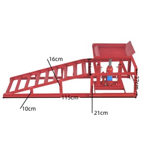 Motosiklet rampa rampaları araba kaldırmak için 2t 5t araç hidrolik çelik araba rampası kriko - Product Image 1