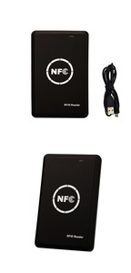 NFCスマートカードリーダーライターブラックUSBプログラマーキーフォブカードIDICカードコピーデュプリケーター - Product Image 4