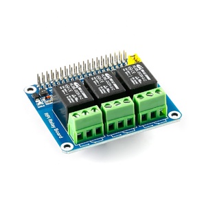Módulo de relé Raspberry Pi Placa de expansión HAT Módulo de relé de potencia de tres canales Placa de relé RPi para Raspberry Pi y Smart Home