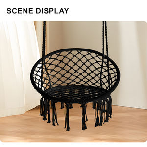سلة مستلق ، شرفة منزلية ، كرسي معلق ، كرسي صالة ، كرسي ترفيه داخلي ، كرسي متأرجح منزلي - Product Image 3