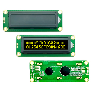 Werkseitig benutzer definierte 5,0 V VA gelbe Hintergrund beleuchtung AIP31068L Treiber COB Typ 16x2 Zeichen LCD-Anzeige modul für Leistungs anzeigen - Product Image 2