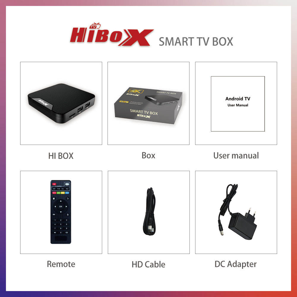 HIBOX IK316 4K Android Smart TV Set TOP BOX