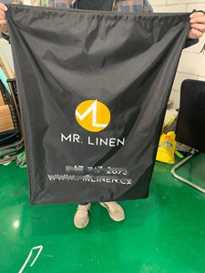 Tùy chỉnh xé kháng Thêm lớn mạnh mẽ Nylon Túi giặt với dây rút - Product Image 4