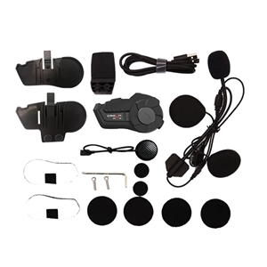 CMMK-02 <strong>Bluetooth</strong> 5.1 Waterproof with Mic 1.2KM <strong>Intercom</strong> <strong>System</strong> Wireless &amp; Motorcycle Helmet <strong>bluetooth</strong> Headset for Two Person - Product Image 6