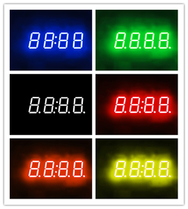 20mm 0.8&quot; White Seven <strong>Segment</strong> 4 Digit 7 <strong>Segment</strong> <strong>Led</strong> Clock <strong>Display</strong> - Product Image 2