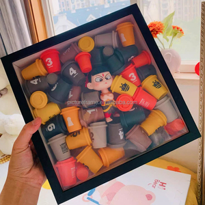 Wholesale Square MDF Shadow Box in Black White 5cm Depth 10 Inch Display <strong>Frame</strong> for Storage DIY Usage Sizes 8x8 <strong>10x10</strong> 8x10 12x16 - Product Image 1