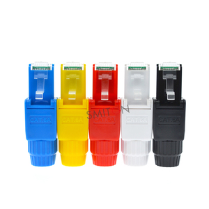 Сетевой адаптер Keystone Jack RJ 45 UTP Бесплатный Конектор Cat 6 Cat6 RJ45 разъем без инструментов Модульный штекер - Product Image 1