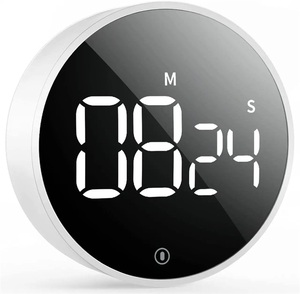 Rotazione digitale magnetico conto alla rovescia Timer da cucina Timer visivo con grande LED per la cottura in aula Fitness idea timer - Product Image 6