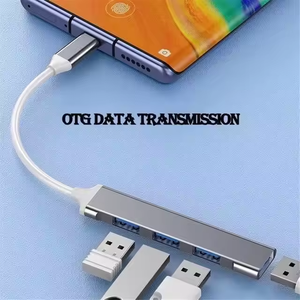 适用于MacBook Pro笔记本电脑扩展坞电脑配件的多功能4合1 Usb 3.1 c型集线器多功能适配器 - Product Image 5