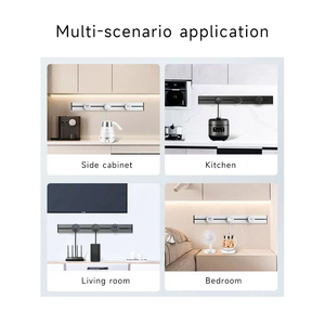 New Design Aluminum Wall Power Track <strong>Embedded</strong>/open Installation Power Track <strong>System</strong> Office Kitchen <strong>Use</strong> Power Track Socket - Product Image 6