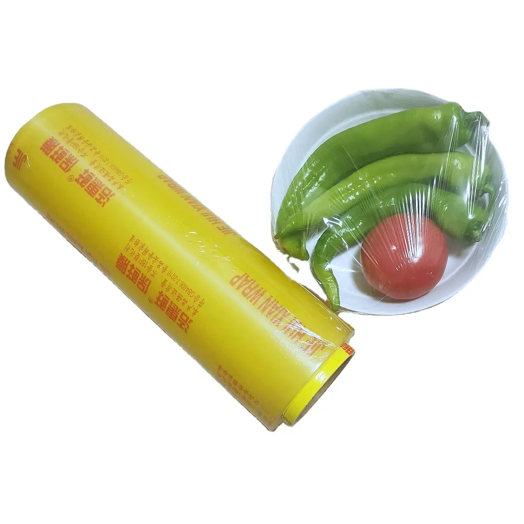 Custom Casting jenis pengolahan regang plastik PVC bungkus makanan plastik PVC bungkus bungkus makanan kelas