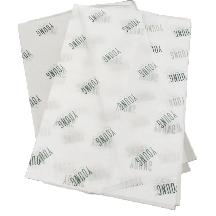 Kertas Pembungkus Tisu Cetak Kustom Modis untuk Produk Populer Kemasan Pakaian Kertas Tisu Pembungkus
