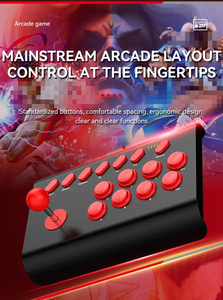 Y02 Arcade Joystick para PS4/PS3/Xbox One/Switch OLED/Android/iOS Controlador de Street Fighter inalámbrico con cable con función Macro/Turbo - Product Image 5