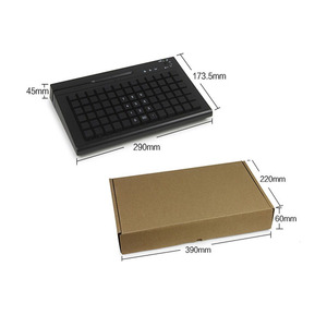 Teclado Pos al por mayor 3 pistas Msr pantalla táctil Teclado programable 66 teclas teclado para terminal Pos - Product Image 4
