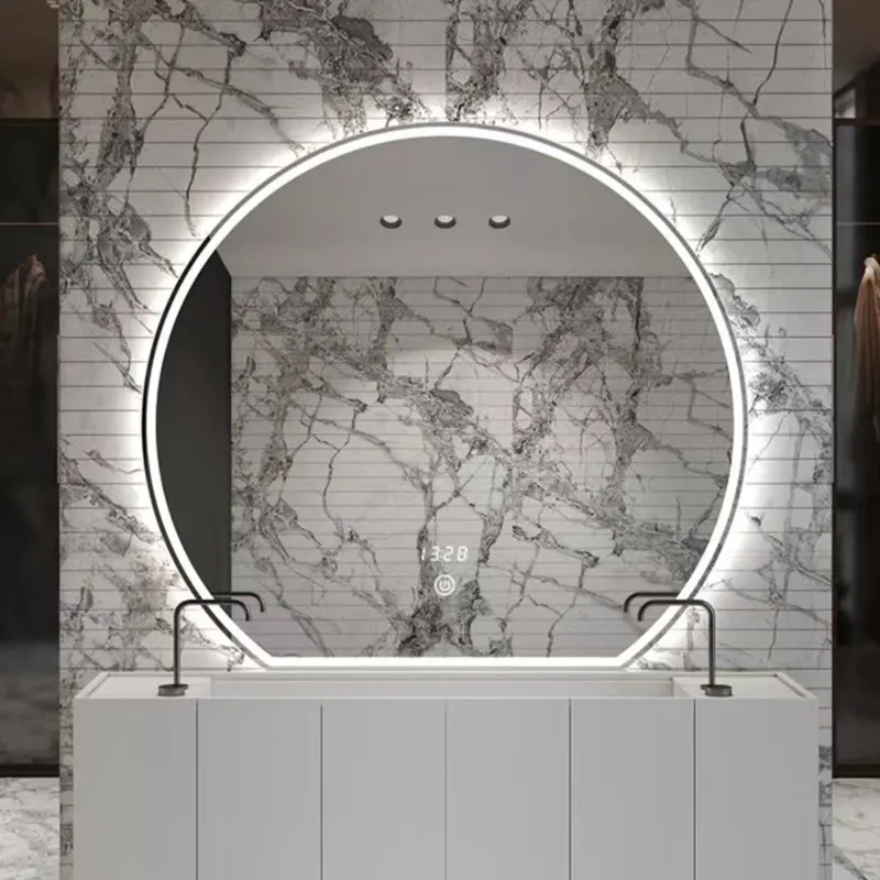 좋은 품질 드레싱 조명 스마트 벽 거실 목욕 유리 샤워 조명 장식 욕실 거울 Led