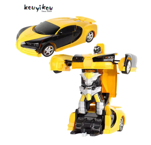 KYK 2023 yeni 2-in-1 RC elektrikli Robot Model araç oyuncaklar çocuklar için deformasyon ve dönüşüm uzaktan kumanda içerir - Product Image 2