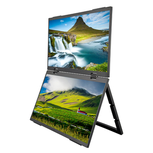 15.6インチ上下デュアルスクリーンポータブルディスプレイIPSスクリーンType-c Hdm入力付き - Product Image 2