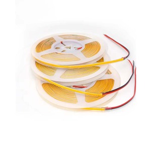 16.4FT Ultra ince 5mm COB şerit işık süper parlak 12V 24V LED bant akıllı kesilebilir esnek denetleyici yüksek CRI yüksek görünürlük - Product Image 2