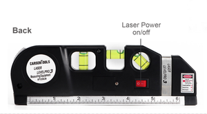 便携式3线激光水平仪45度和交叉线激光水平仪2.5米测量尺 - Product Image 2