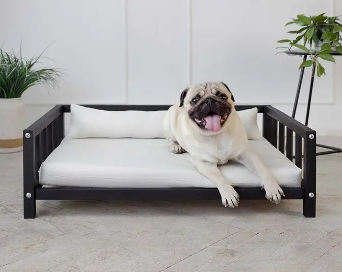 Personalizado Oversized Wash Personalizado Bonito Luxo Macio Pequeno Pet Bed Para Dog Moda Canil De Madeira Do Gato