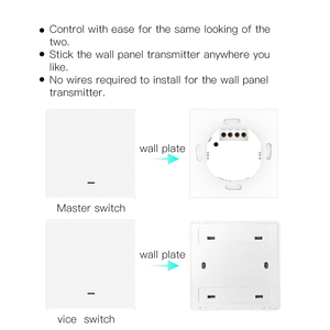 Interruptor de pared con luz LED trasera, wifi, con temporizador, función de lámpara de encendido y apagado, nuevo diseño, 2022 - Product Image 5