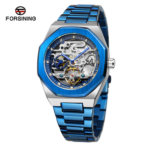 FORSINING 8202 Ready to Ship Ornate Top Quality New Design Original Best Selling on Sale Men Quartz Watches Stainless Steel <strong>Band</strong> - Product Image 5