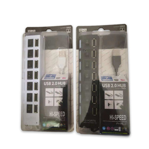 Горячий USB концентратор 2,0 разветвитель Multi USB 2,0 концентратор USB 7 порт мультипорт Hab аксессуары для ПК с адаптером питания для компьютера - Product Image 2