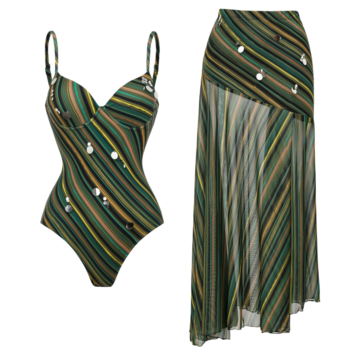 Ensemble vert armée