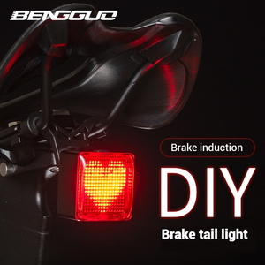 DIY <strong>Programming</strong> Intelligent Sensing Night Riding Taillights IP55 Brake Sensor Rechargeable Waterproof Bicycle Taillights - Product Image 2