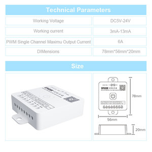 SP630E 5CH PWM SPI pixel Controller LED per striscia LED WS2812B WS2811 SK6812 FCOB 5050 RGBW CCT musica BT 5V-24V - Product Image 3