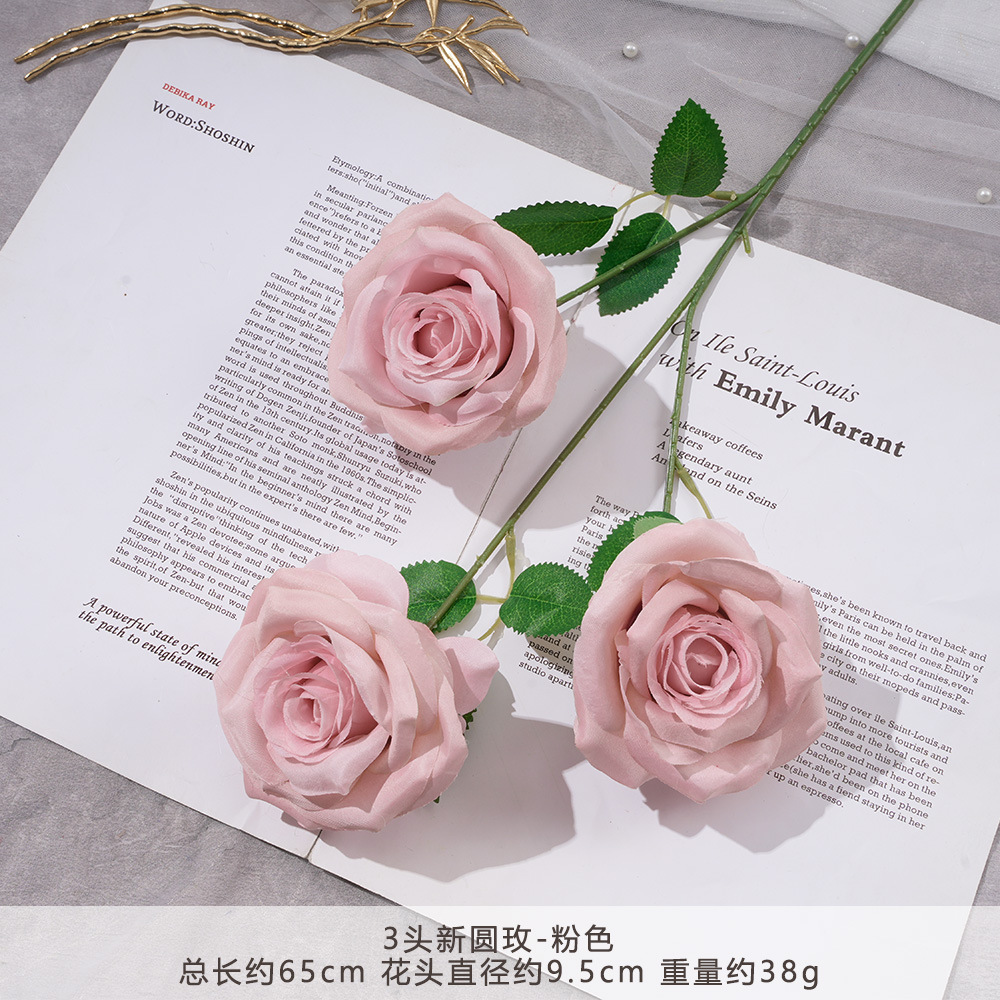 XH2-3 têtes nouveau rond Rose Rose