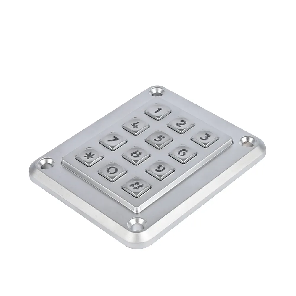 Zware Waterdichte Ip68 3X4 Die Cast Touchpad Voor Toegangscontrolesystemen