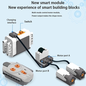50 in1 STEAMプログラマブルAPP制御ロボットレンガDIYアセンブリロボットパズル科学教育おもちゃセット - Product Image 5