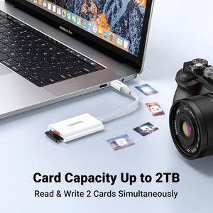 Rj45 USB kart okuyucu USB C, yüksek hızlı USB C mikro kart okuyucu adaptörü tip C hafıza kartı okuyucu 170 MB/s - Product Image 2
