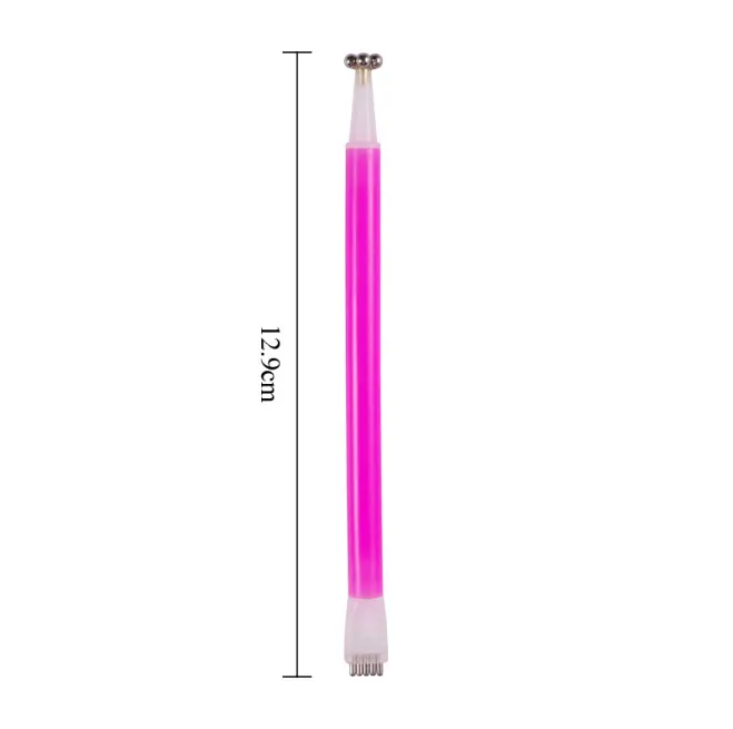 UV Nail gel 3D line strip flower effect nail art dotting tools double head cat eye magnet stick pen