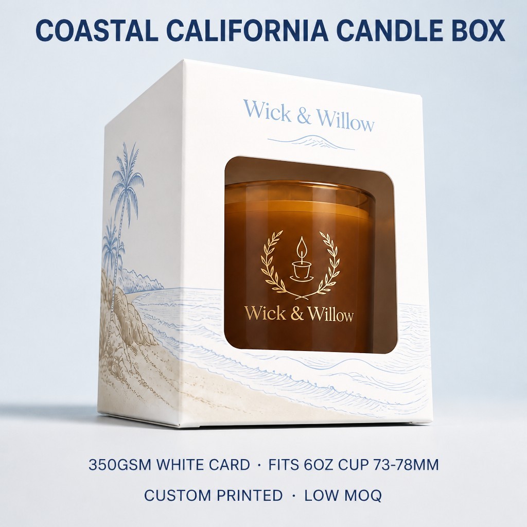 Boîte à bougies de la côte californienne