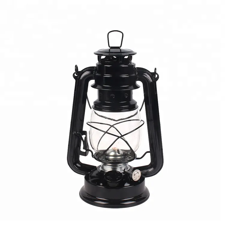 Urgence classique extérieur intérieur décoratif terre sauvage kérosène vintage OEM verre métal brûlant 235 huile ouragan lanterne lampe