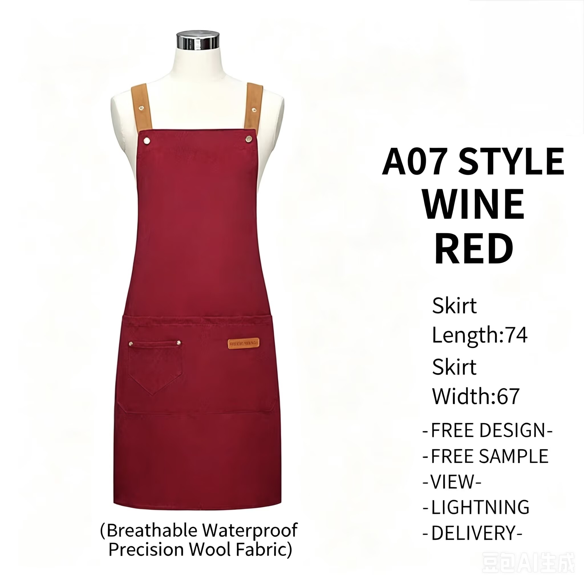 Two-button burgundy